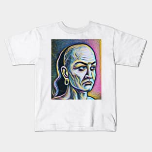 Chanakya Portrait | Chanakya Artwork 10 Kids T-Shirt